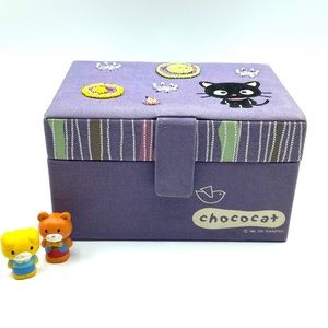 Sanrio Hello Kitty Chococat Jewelry Box Purple